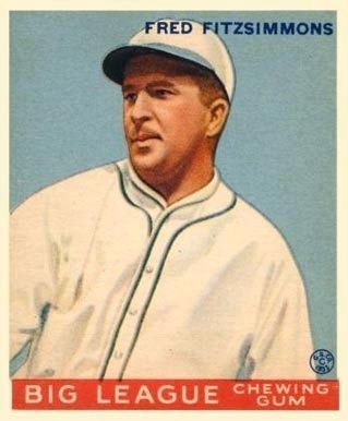 Freddie Fitzsimmons Baseball Card image. Click for full size.