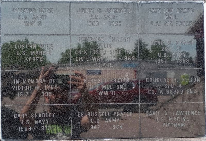 Alger-Marion Township Veterans Wall Memorial. Click for full size. Alger-Marion Township Veterans Wall Memorial image. Click for full size.