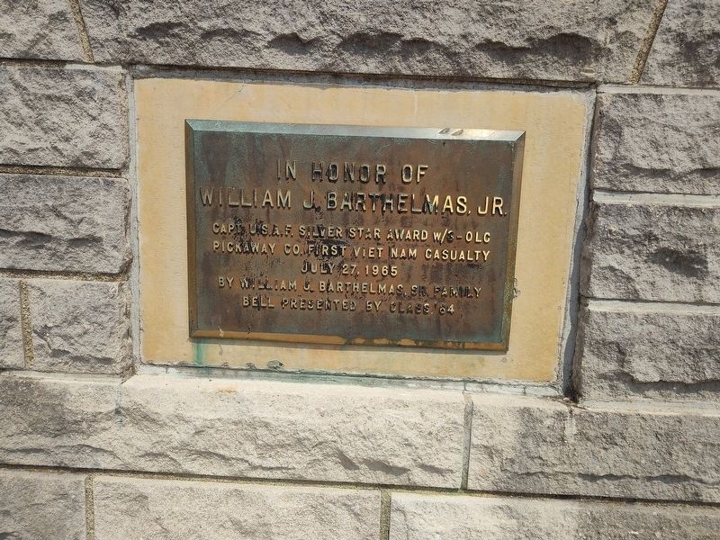 William J. Barthelmas, Jr. Marker. Click for full size. William J. Barthelmas, Jr. Marker image. Click for full size.