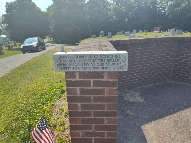 Tarlton Cemetery Veterans Memorial. Click for full size. Tarlton Cemetery Veterans Memorial image. Click for full size.