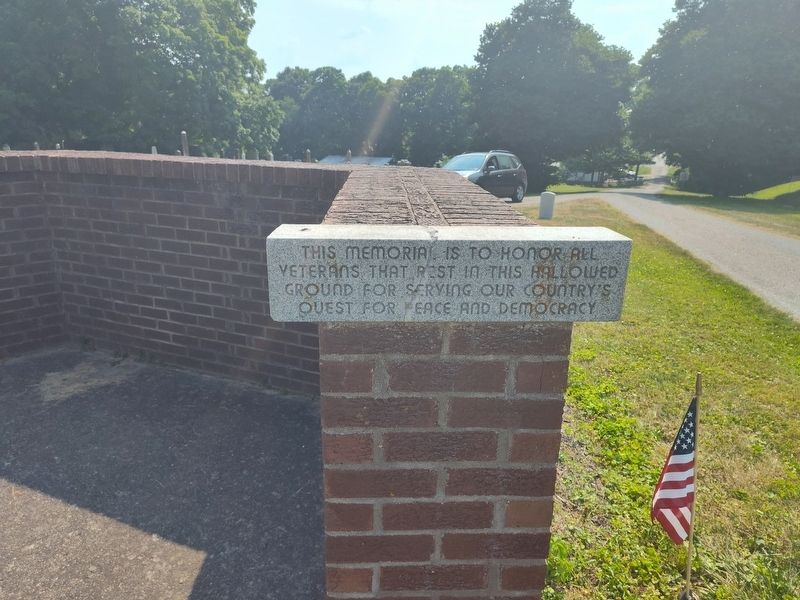 Tarlton Cemetery Veterans Memorial. Click for full size. Tarlton Cemetery Veterans Memorial image. Click for full size.