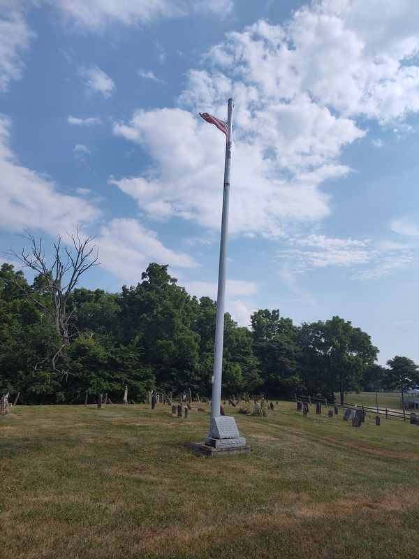 Site of the 1809 Zion Lutheran Church. Click for full size. Site of the 1809 Zion Lutheran Church image. Click for full size.