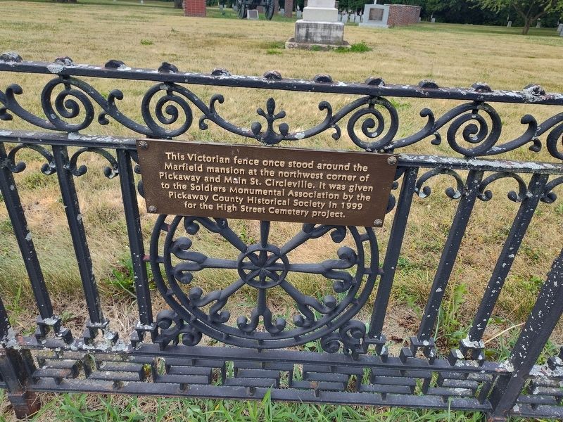 This Victorian Fence Marker. Click for full size. This Victorian Fence Marker image. Click for full size.