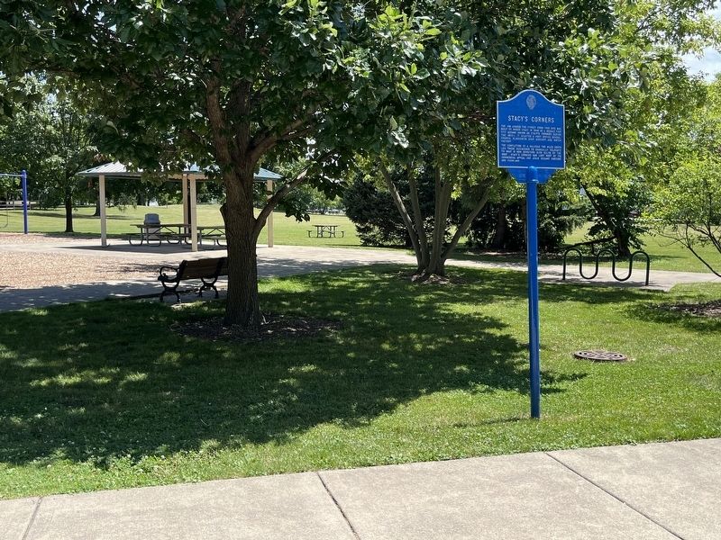 Stacy's Corners Marker. Click for full size. Stacy's Corners Marker image. Click for full size.