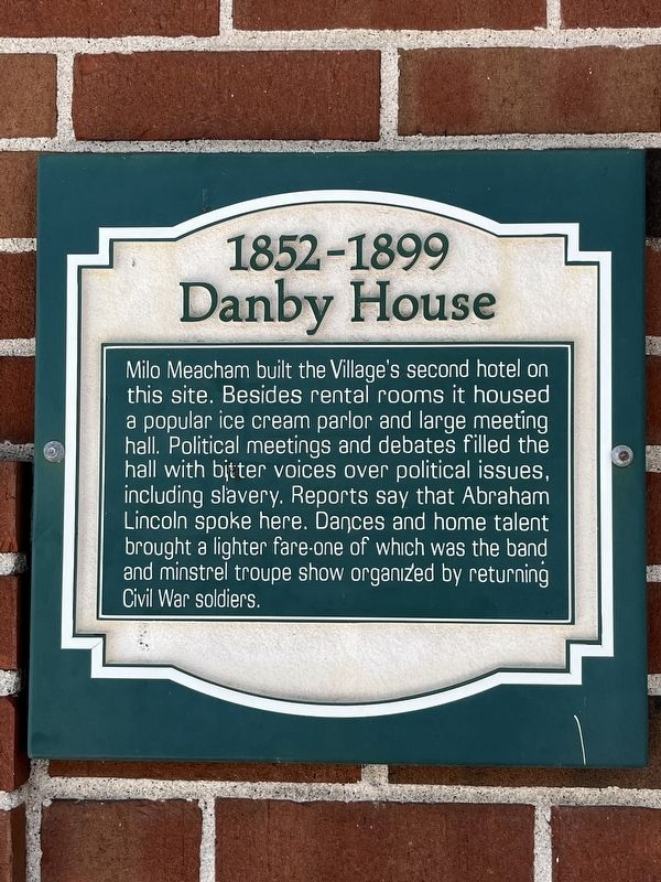 Danby House Marker. Click for full size. Danby House Marker image. Click for full size.