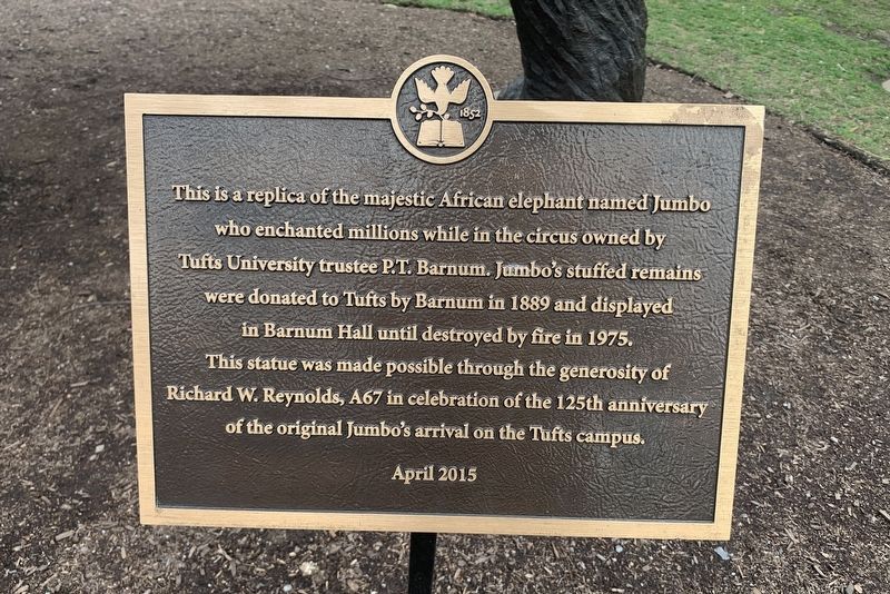 Replica of Jumbo Marker. Click for full size. Replica of Jumbo Marker image. Click for full size.