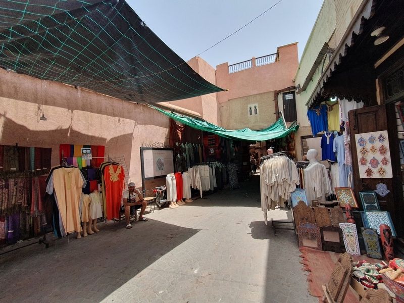 El Bacha Fondouk Square and Marker. Click for full size. El Bacha Fondouk Square and Marker image. Click for full size.