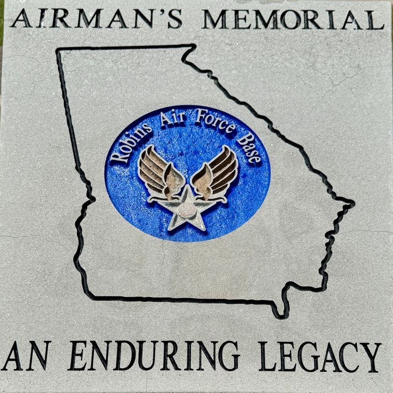 Airman�s Memorial An Enduring Legacy Marker (top) image. Click for full size.