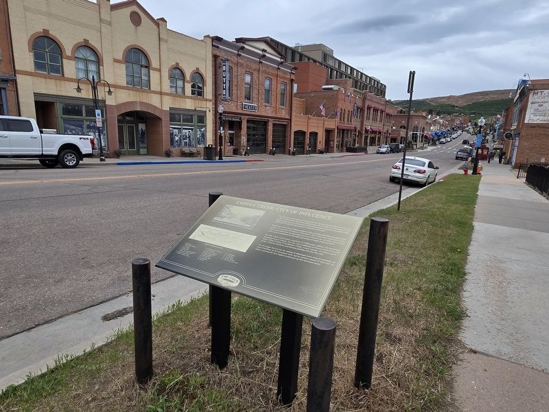 Cripple Creek: City of Influence Marker image. Click for full size.