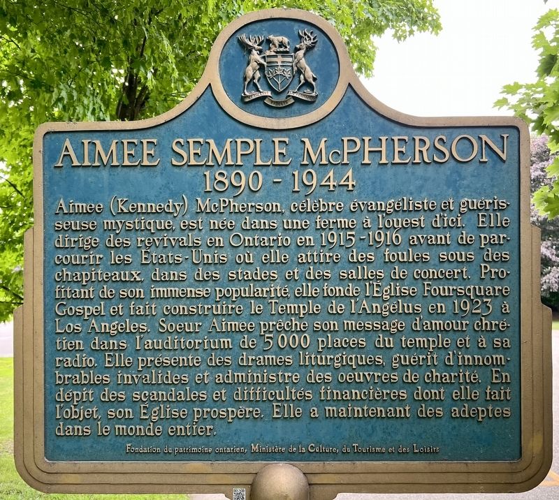 Aimee Semple McPherson Marker image. Click for full size.