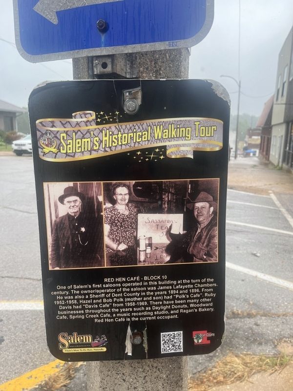 Red Hen Cafe Marker. Click for full size. Red Hen Cafe Marker image. Click for full size.