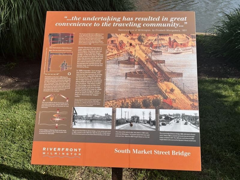 South Market Street Bridge Marker. Click for full size. South Market Street Bridge Marker image. Click for full size.