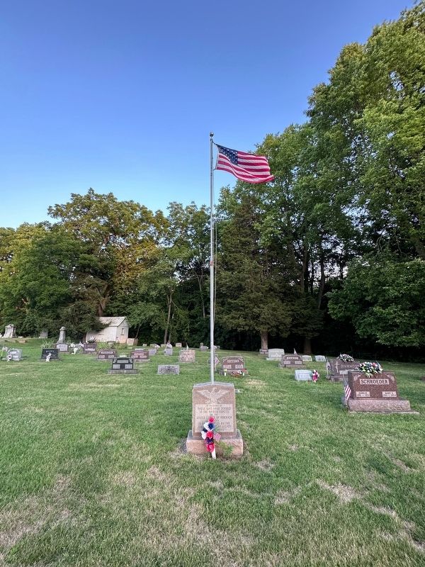 Independence Cemetery Veterans Memorial. Click for full size. Independence Cemetery Veterans Memorial image. Click for full size.