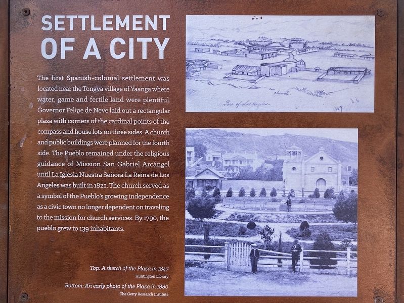 Settlement of a City Marker. Click for full size. Settlement of a City Marker image. Click for full size.
