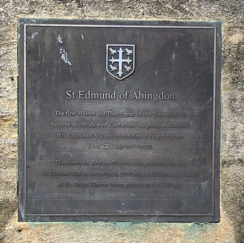 St Edmund of Abingdon Marker image. Click for full size.