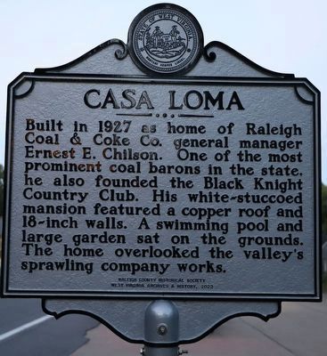 Casa Loma Marker. Click for full size. Casa Loma Marker image. Click for full size.