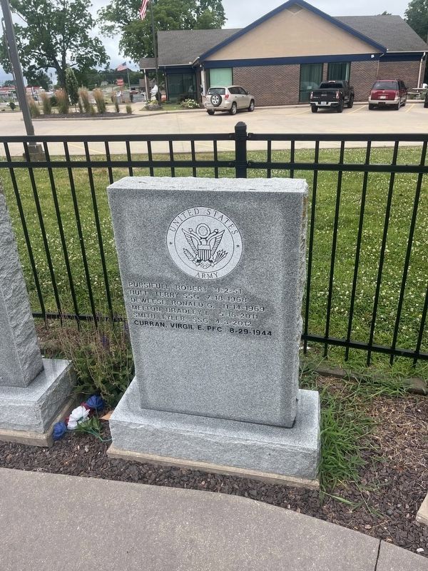 Licking Memorial For The Fallen - Army image. Click for full size.