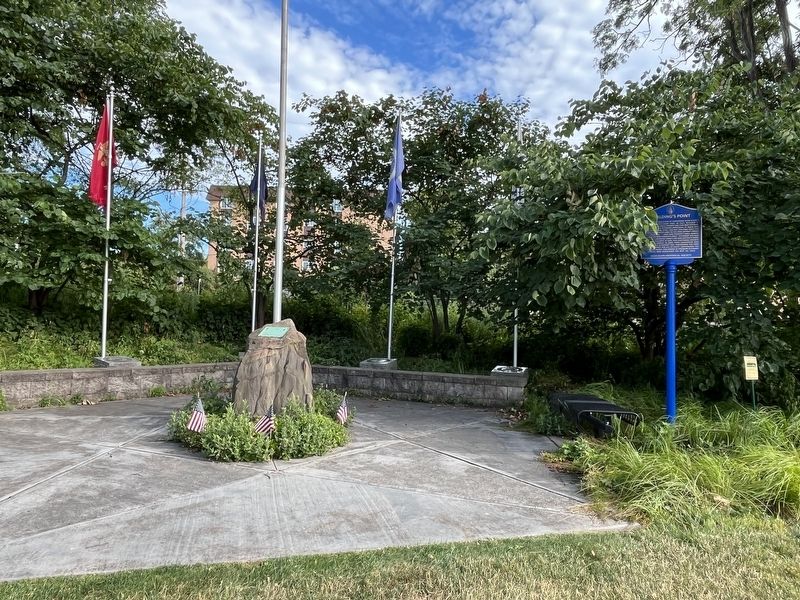 Spalding's Point Marker. Click for full size. Spalding's Point Marker image. Click for full size.
