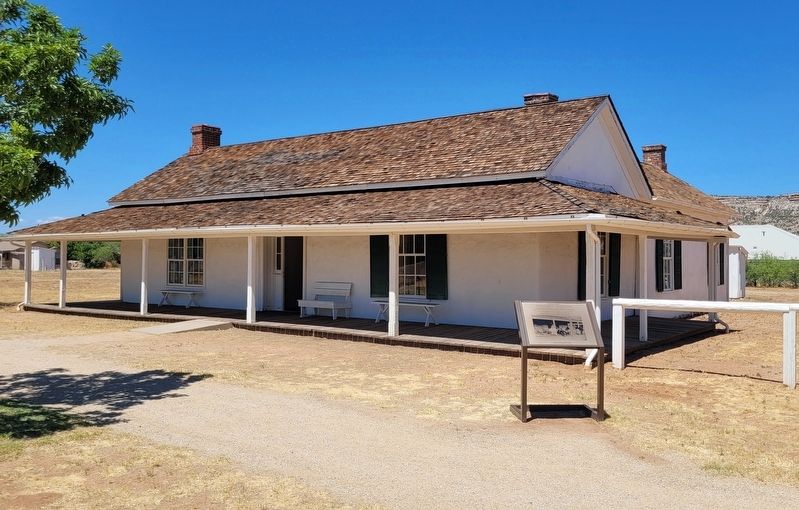 The Bachelor Officers Quarters and Marker. Click for full size. The Bachelor Officers Quarters and Marker image. Click for full size.