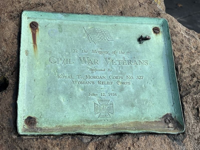 Civil War Veterans Marker image. Click for full size.