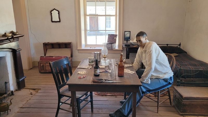Inside view of the Bachelor Officers Quarters. Click for full size. Inside view of the Bachelor Officers Quarters image. Click for full size.