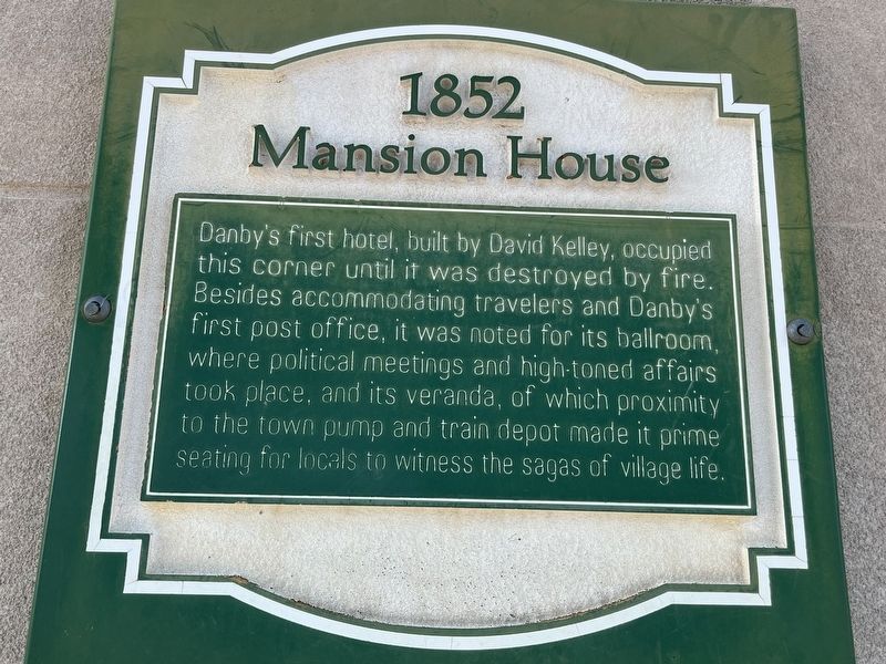 Mansion House Marker. Click for full size. Mansion House Marker image. Click for full size.