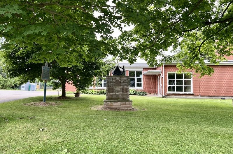 Lydia Chase Ranney Marker (on the lower left) image. Click for full size.