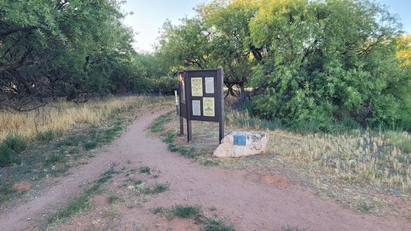 The Marker at the trail head. Click for full size. The Marker at the trail head image. Click for full size.