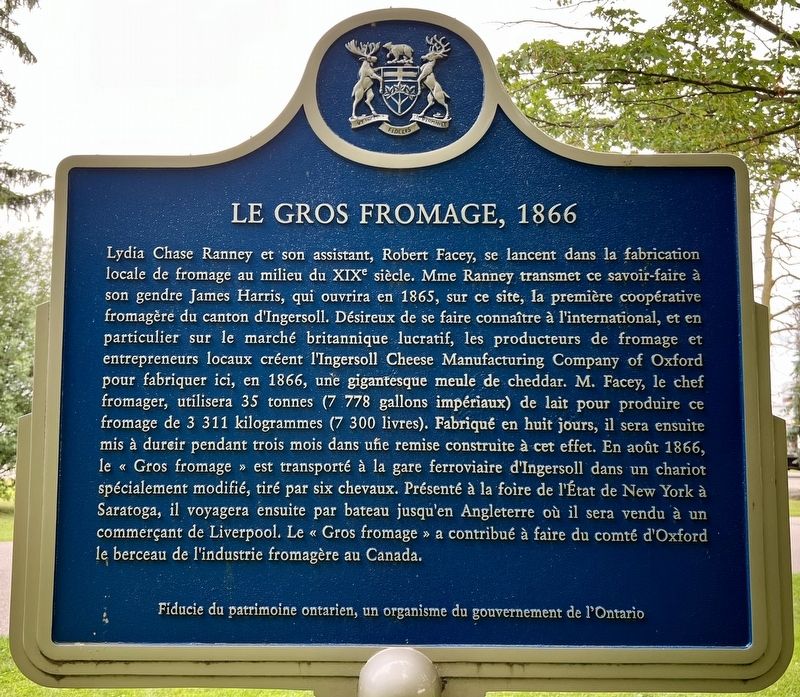 The Big Cheese, 1866 / Le Gros Fromage, 1866 Marker image. Click for full size.