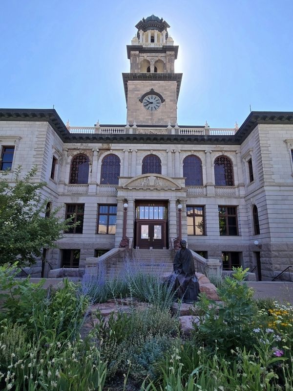 Katherine Lee Bates Statue. Click for full size. Katherine Lee Bates Statue image. Click for full size.