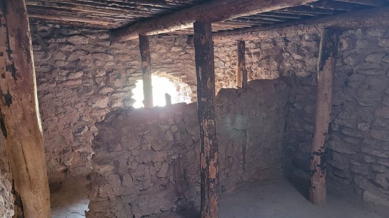 Inside view of a reconstructed room. Click for full size. Inside view of a reconstructed room image. Click for full size.