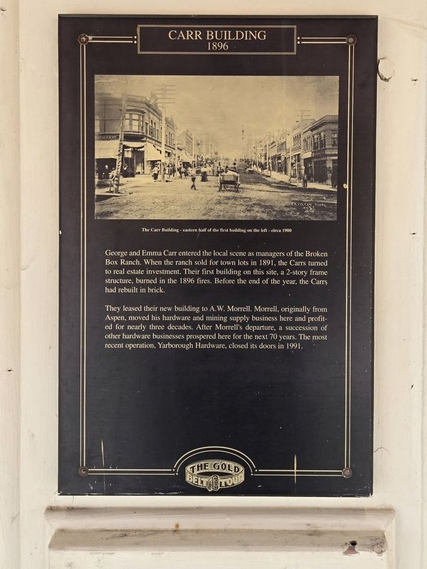 Carr Building Marker image. Click for full size.