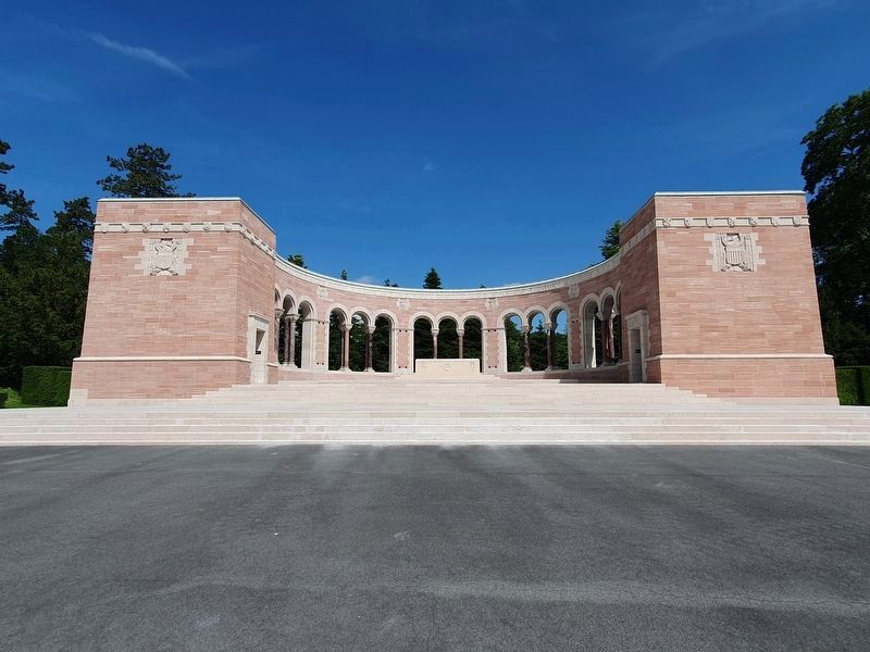 Oisne-Aisne American Memorial. Click for full size. Oisne-Aisne American Memorial image. Click for full size.
