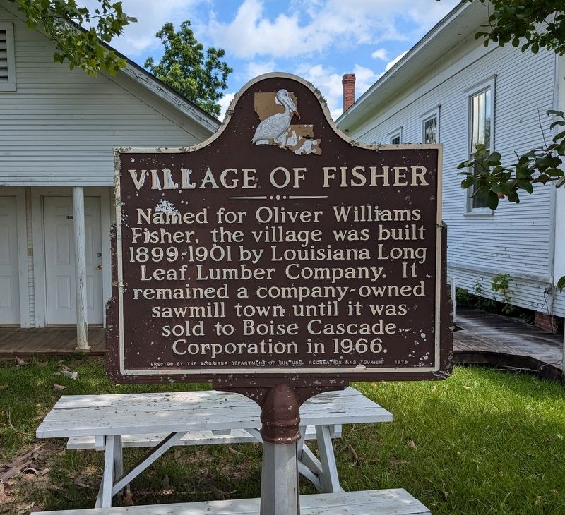Village of Fisher Marker. Click for full size. Village of Fisher Marker image. Click for full size.