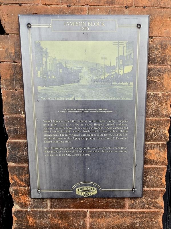 Jamison Block Marker. Click for full size. Jamison Block Marker image. Click for full size.