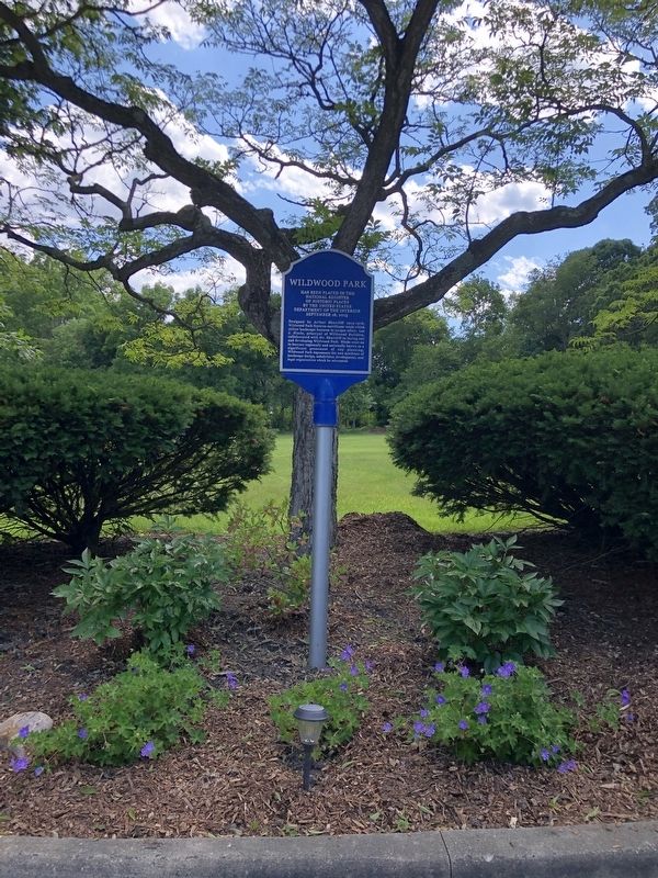 Wildwood Park Marker. Click for full size. Wildwood Park Marker image. Click for full size.