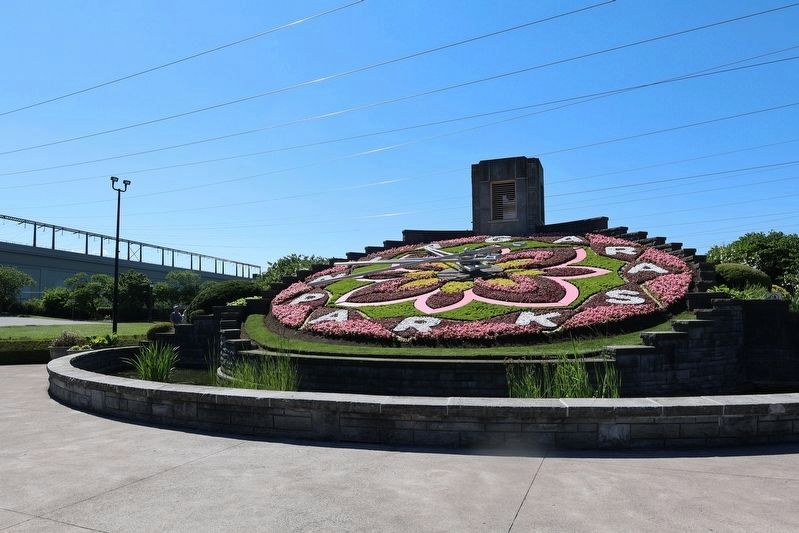 2024 Floral Clock. Click for full size. 2024 Floral Clock image. Click for full size.