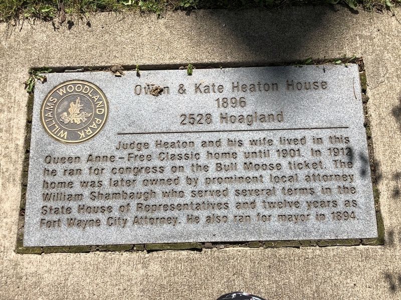 Owen & Kate Heaton House Marker image. Click for full size.