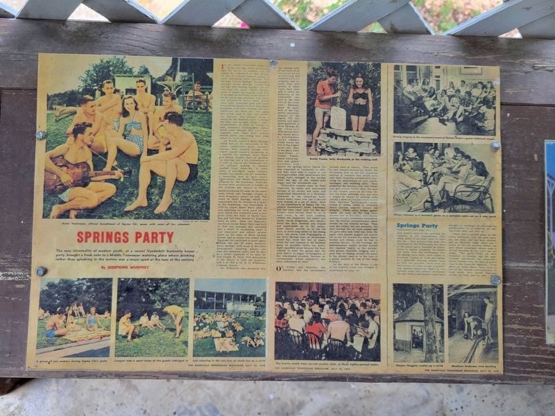 Horn Springs Resort Marker image. Click for full size.