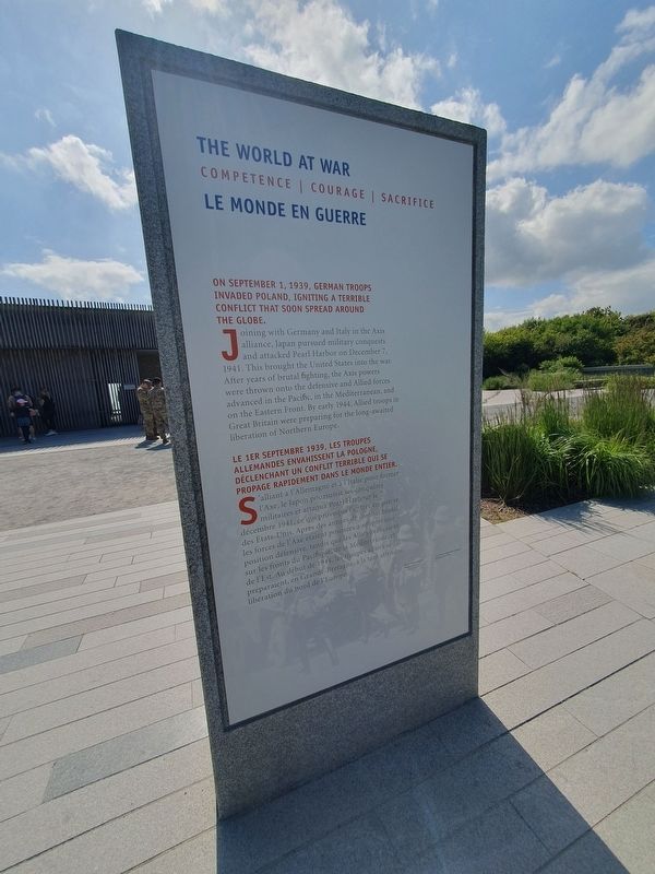 Pointe du Hoc Marker - The World at War. Click for full size. Pointe du Hoc Marker - The World at War image. Click for full size.