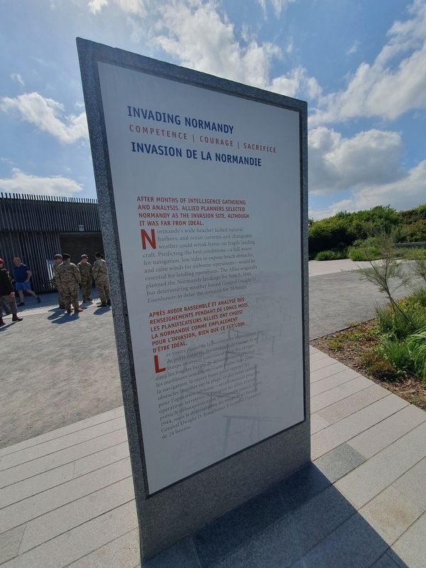 Pointe du Hoc Marker - Invading Normandy. Click for full size. Pointe du Hoc Marker - Invading Normandy image. Click for full size.