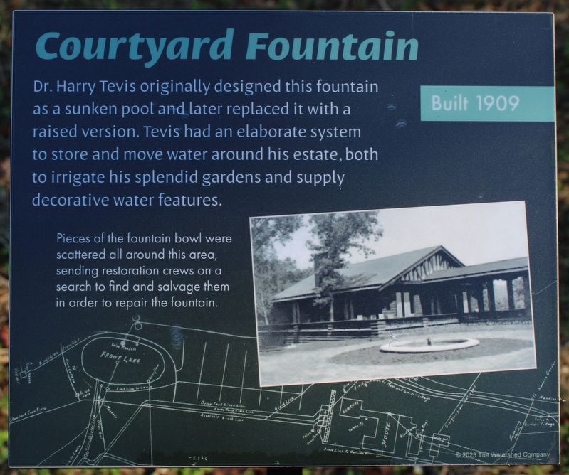 Courtyard Fountain Marker. Click for full size. Courtyard Fountain Marker image. Click for full size.