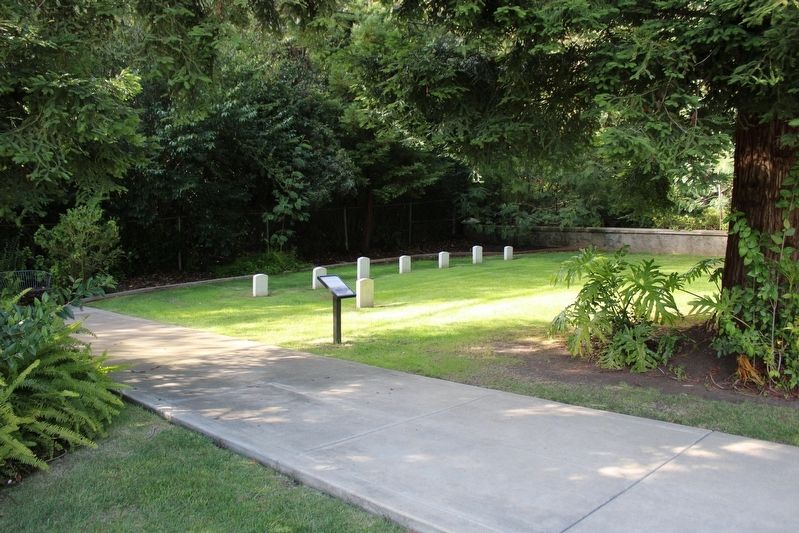 Prisoner-of-War Burials and Marker. Click for full size. Prisoner-of-War Burials and Marker image. Click for full size.