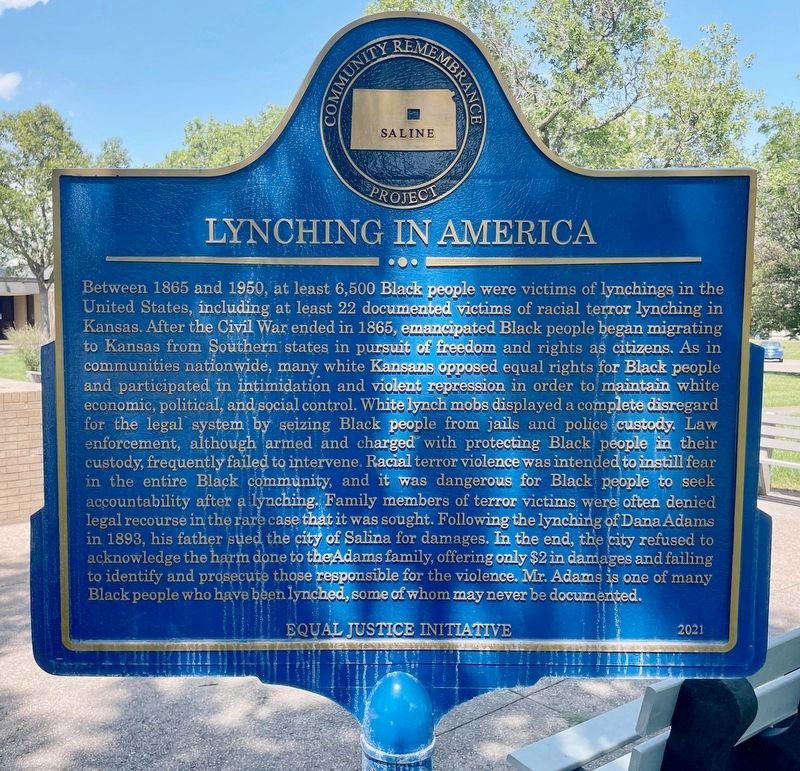 Lynching in America Marker image. Click for full size.