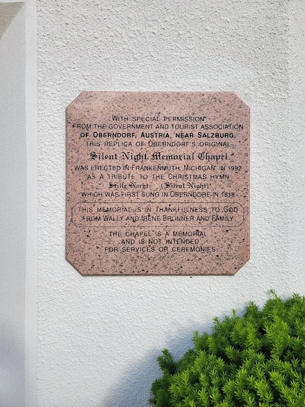 Silent Night Memorial Chapel Marker image. Click for full size.