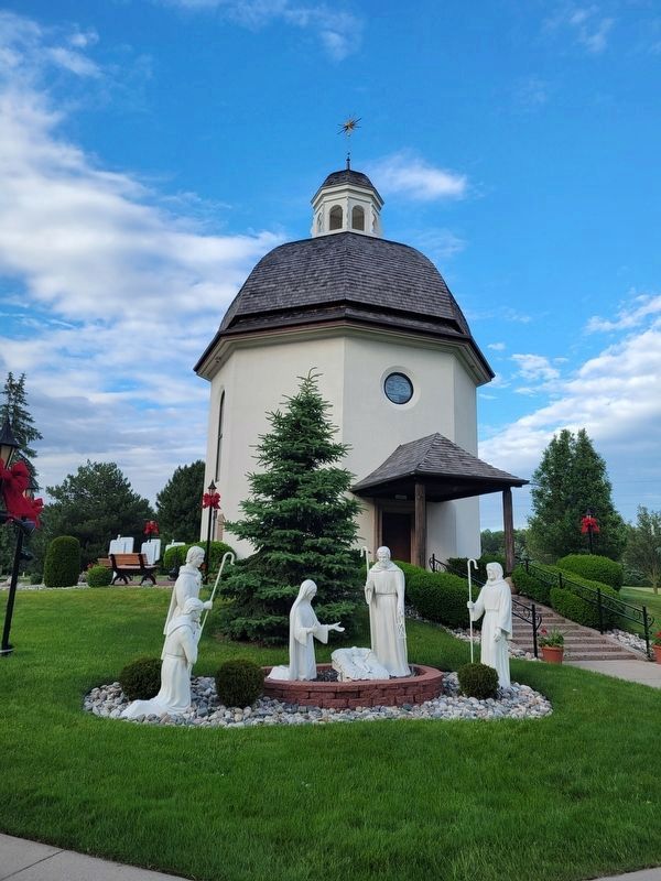 Silent Night Memorial Chapel and Marker image. Click for full size.