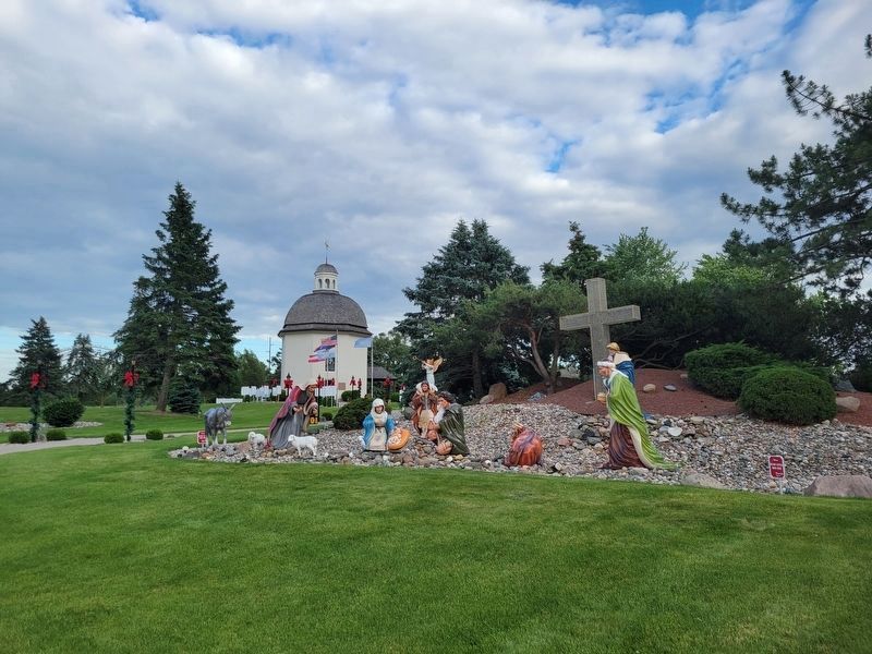 Life-size Nativity Scene at the Silent Night Memorial Chapel image. Click for full size.