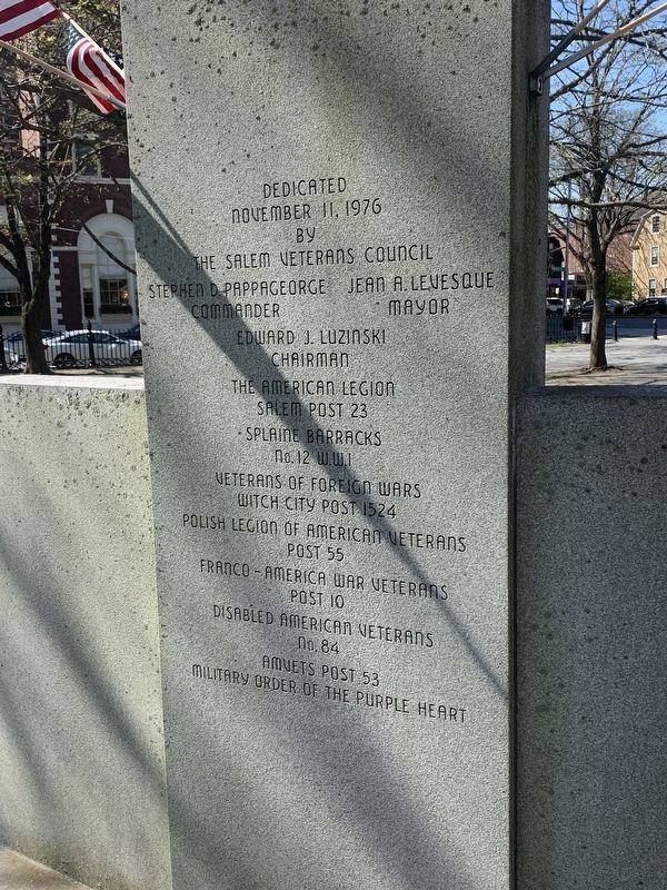 War Memorial (acknowledgements). Click for full size. War Memorial (acknowledgements) image. Click for full size.