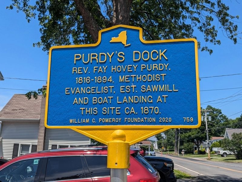 Purdy's Dock Marker image. Click for full size.