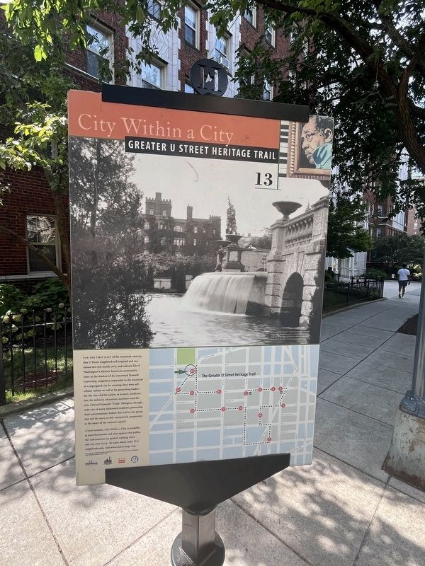 Meridian Hill Park Marker. Click for full size. Meridian Hill Park Marker image. Click for full size.